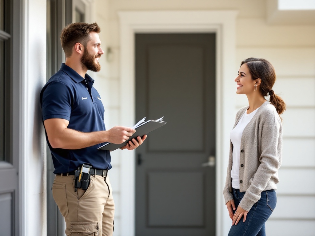 Technician providing Residential Pest Control in Oshkosh, WI